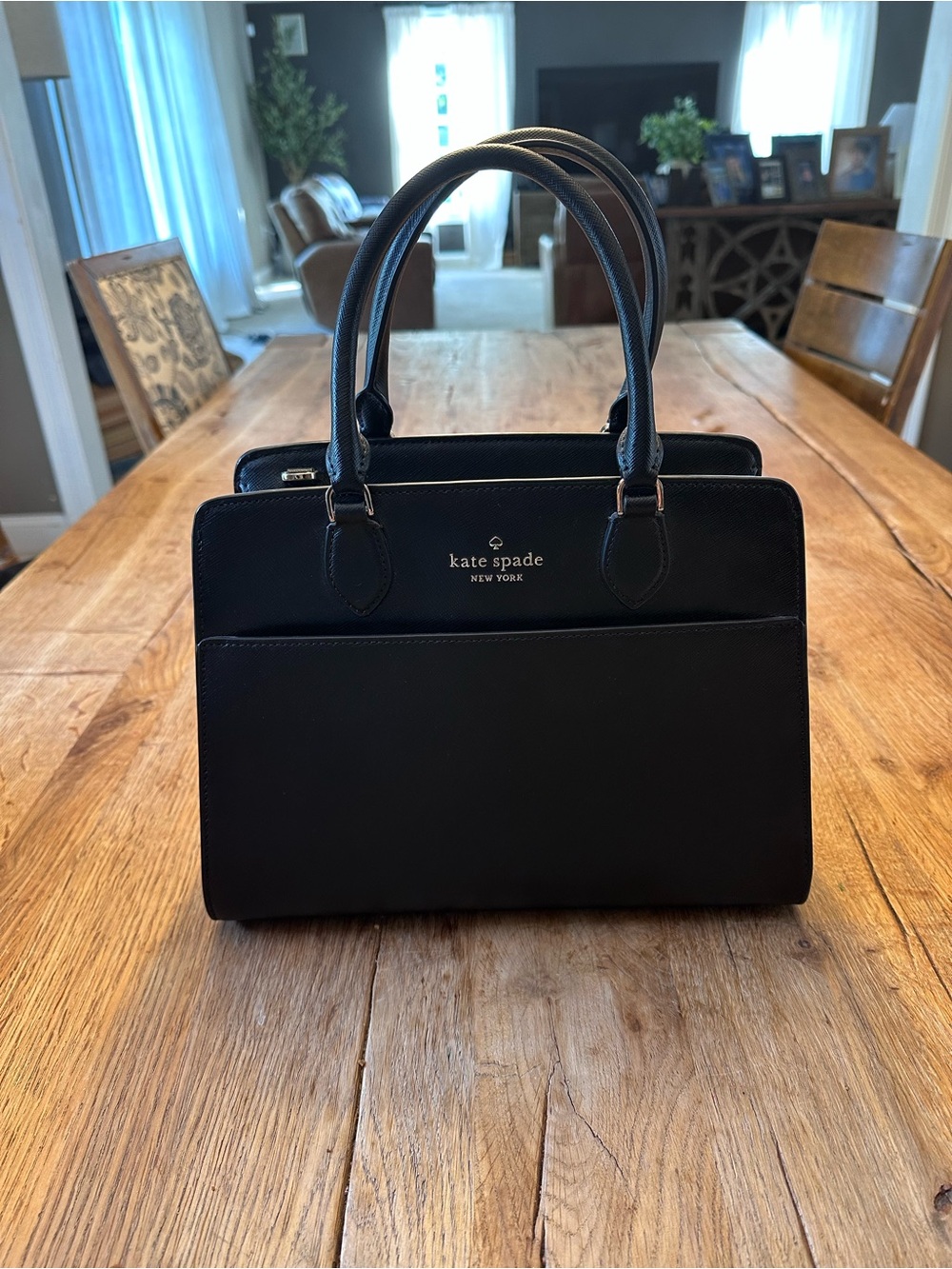 Kate Spade Madison Safiano Leather Medium Satchel